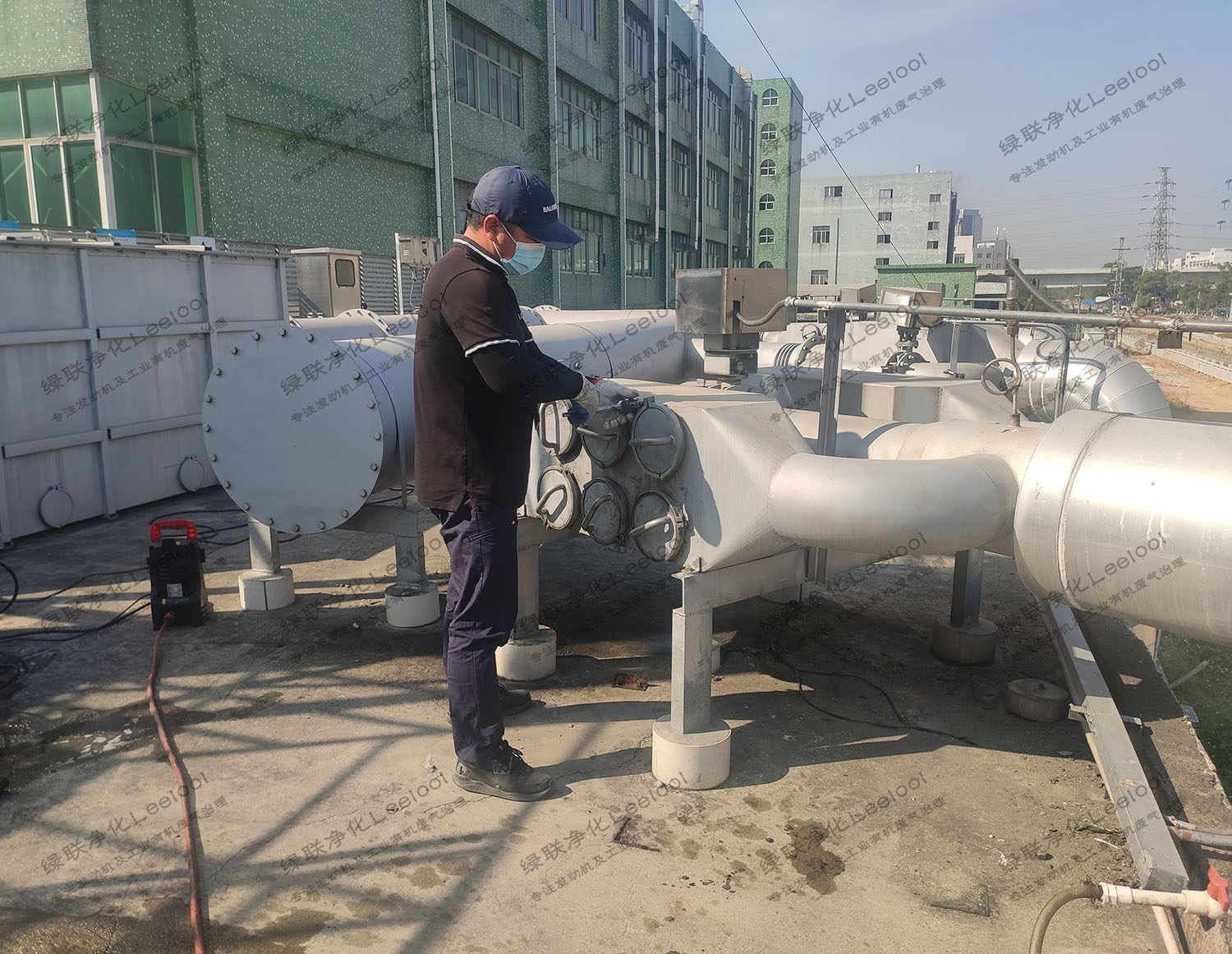 備用柴油發(fā)電機組干式黑煙凈化器