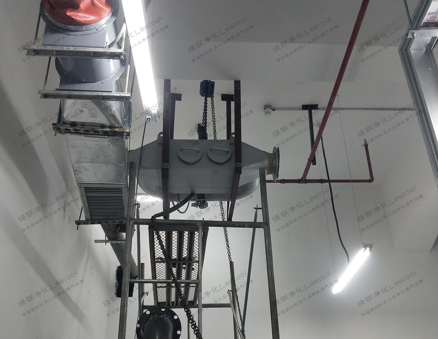 柴油發電機房排煙降噪工程設備