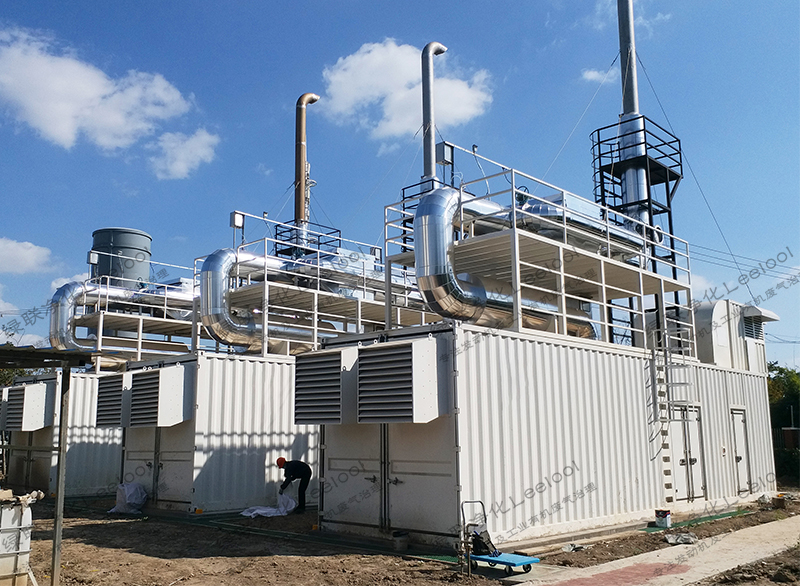 NOx治理｜某國企餐廚垃圾發電廠六臺卡特彼勒/曼哈姆沼氣發電機組尾氣氮氧化物治理